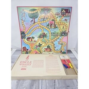 Vintage The Uncle Wiggily Board Game by Howard R Garis 1967 Parker Bro Complete